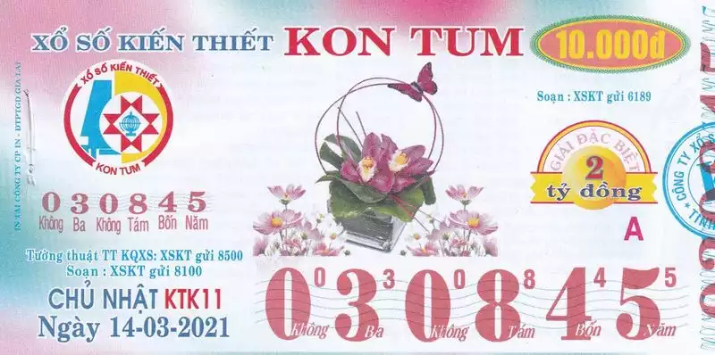 Hình ảnh xổ số kiến thiết Kon Tum